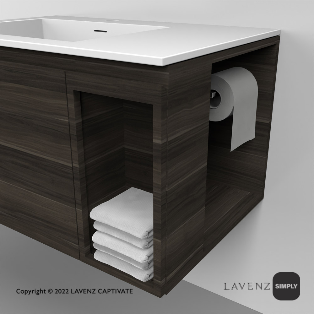 tissue and storage compartment